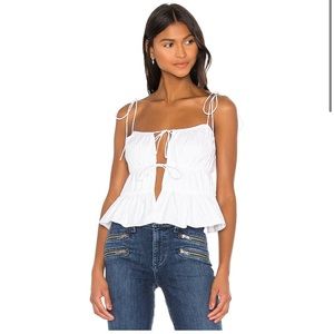 Lovers + Friends The Lasky Top In White